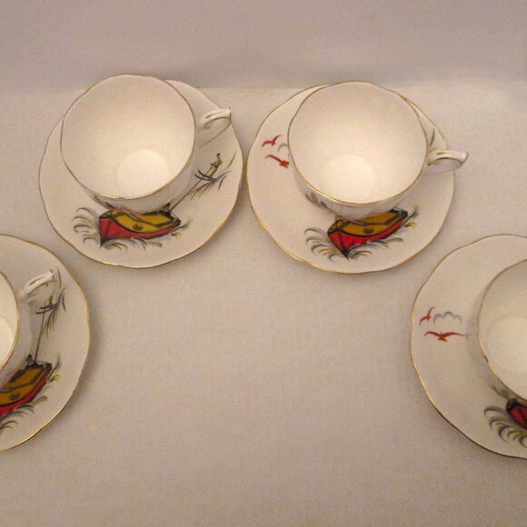 Skiing Sport Enthusiasts 1949 "Special Series" Limited Edition Lg teacup sets - Picture 7 of 8